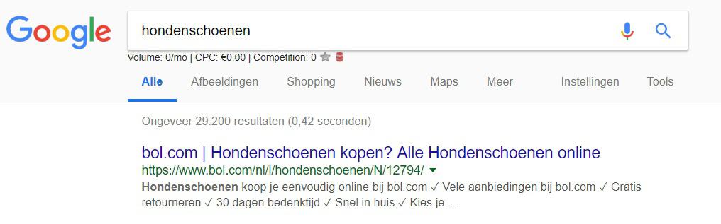 Nummer 1 in Google