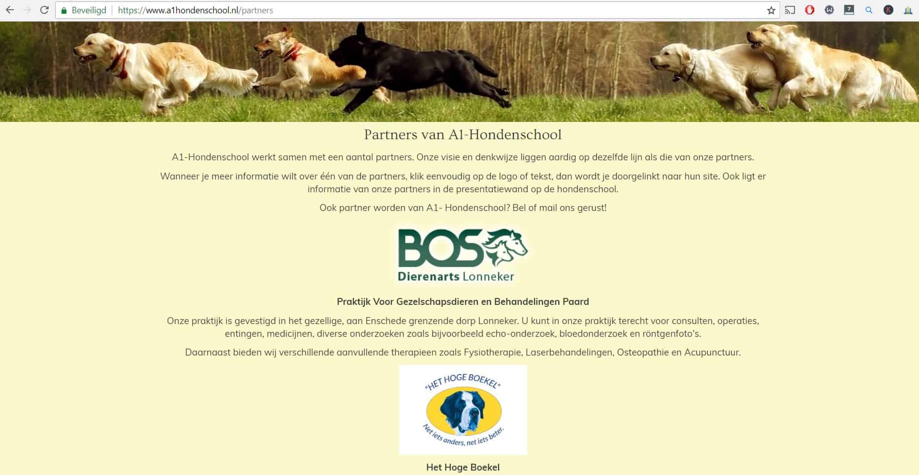 Linkbuilden met partner pagina's